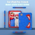thumbnail image 2 of Case for iPad Pro 11-inch M4 (2024) Multiple Protection Shockproof Contrast Color Cover With Stand and Pen Holder, 2 of 8