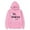 Pink, variant on Makaor Hoodie Girls Boys Pullover Sweatshirts Funny Sayings Long Sleeve Coats Fleece Cute Fall Clothes Pockets