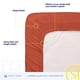 thumbnail image 5 of Sábanas Sweet Home Collection, tamaño king, color oxidado, 1800 unidades, 5 of 6