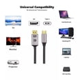 thumbnail image 5 of 3FT 8K DisplayPort 1.4 M to USB TYPE C M Cable (Bi-directional) 8K@60Hz, 5 of 6