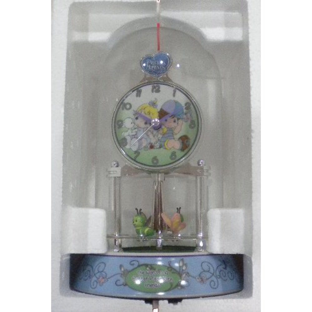 Precious Moments Porcelain Anniversary Collectible Clock