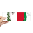 thumbnail image 1 of malta eu national emblem rectangle bumper sticker notebook window decal, 1 of 1