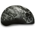 thumbnail image 4 of DAYTONA DOT Slim Line Skull Cap 1/2 Half Motorcycle Helmet Graphics 21 Styles, 4 of 6