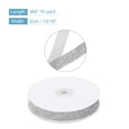 thumbnail image 2 of Uxcell Velvet Ribbon Single Face Spool Silky Velvet Fabric for Bouquets DIY Crafts Gift Wrapping Wedding Party Silver 13/16" x 10 Yard, 2 of 5
