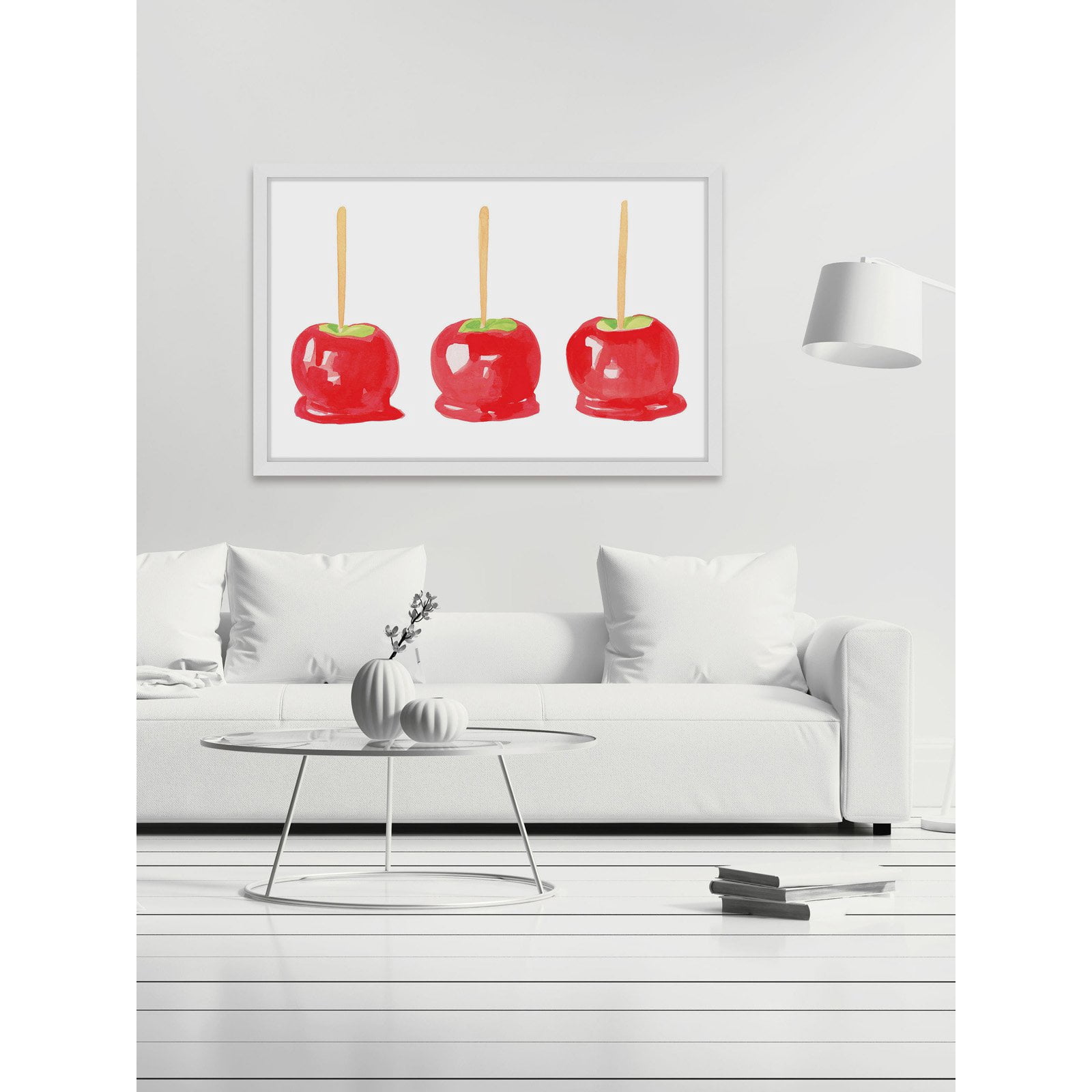 Marmont Hill "Candy Apples" by Molly Rosner Framed Painting Print
