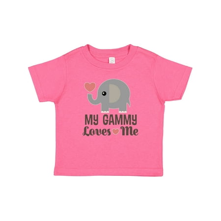 

Inktastic My Gammy Loves Me Grandchild Gift Baby Boy or Baby Girl T-Shirt
