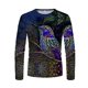 thumbnail image 4 of Camiseta de diario unisex para hombre Estampados gráficos en 3D Tops de manga larga Casual Bloue Pompotops oipoqjl3965, 4 of 8
