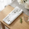 thumbnail image 4 of Unique Bargains 6Pcs Cotton Reusable Events Cloth Napkins White 17x17inch, 4 of 6