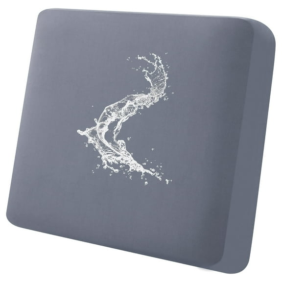 Smiry Waterproof Couch Cushion Covers, Stretch Sofa Seat Cushion Slipcovers,Elastic Furniture Protector for Pets And Kid(Small, Gray)