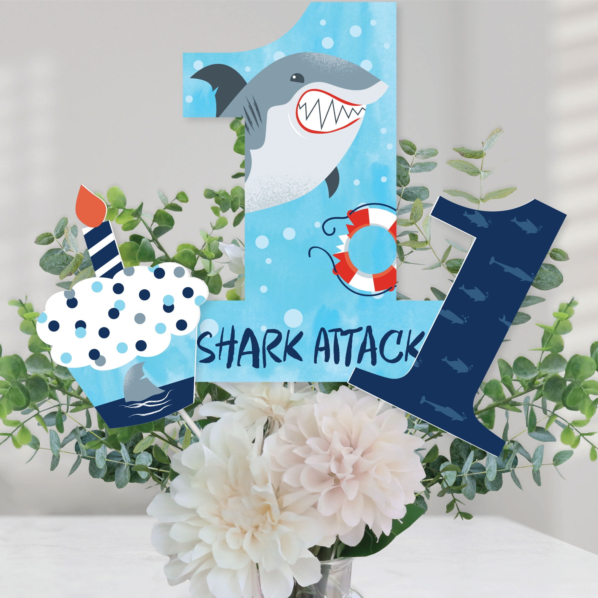 1st Birthday Railroad Party Centerpiece Sticks - Set Of 15 Table Toppers For Train Theme Decor