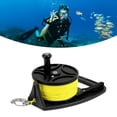 thumbnail image 3 of Diving Reel,  Anchor Rope Spool Finger Reel Dive Wreck Reel with Clip 83m Wire for Cave Exile Diving, 3 of 7