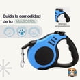 thumbnail image 4 of P.U.P. SUPPLY | Accesorios para Perro | Correa Retractilar para Perro y Mascotas| Azul - 3m | Correa para Perro Grande - Mediano y Pequeño, 4 of 7