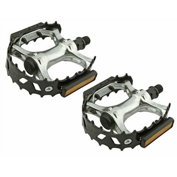 VP-474 Alloy Pedals 1/2" Black. Bike pedals, bicycle pedal, for lowrider , beach cruiser, chopper, limo, stretch bike