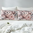 thumbnail image 3 of Wildlife Owl Comforter Cover Boho Dreamcatcher Bedding Set Animal Duvet Cover Teen,Exotic Tribal Feather Quilt Cover 1 Pillow Case Zipper 2 Pcs, 3 of 6