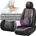 thumbnail image 6 of Black and Red Car Seat Covers for Hyundai Tucson 2005-2026 Car Seat Cover , Premium Leather, 5 Piece Full Set, Anti-Slip, Waterproof, Protect and Upgrade Seats, Beautify the Interior of Old Cars, 6 of 10