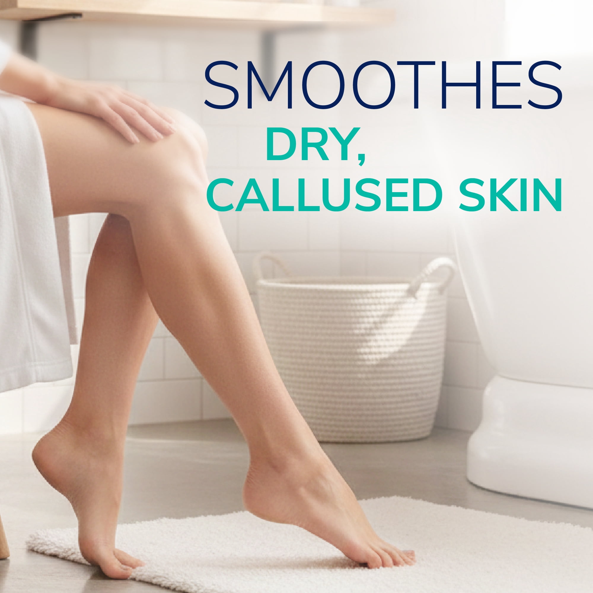 (4 pack) Dr. Scholl's Curved Heel Buffer Foot File Callus Remover for Smooth Feet
