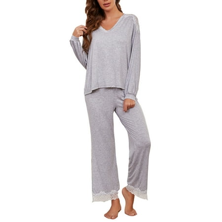 

Richie House Women’s Pajama Set Super-Soft Long Sleeve Top with Pants RHW2927-A-S