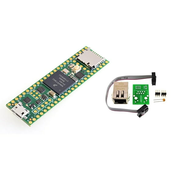 PJRC Teensy 4.1 ARM Cortex-M7 Microcontroller + Ethernet Kit