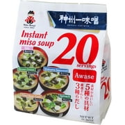 Miko Brand Miso Soup 20 Piece Value Pack, Awase, 11.36 Ounce (Pack of 1)