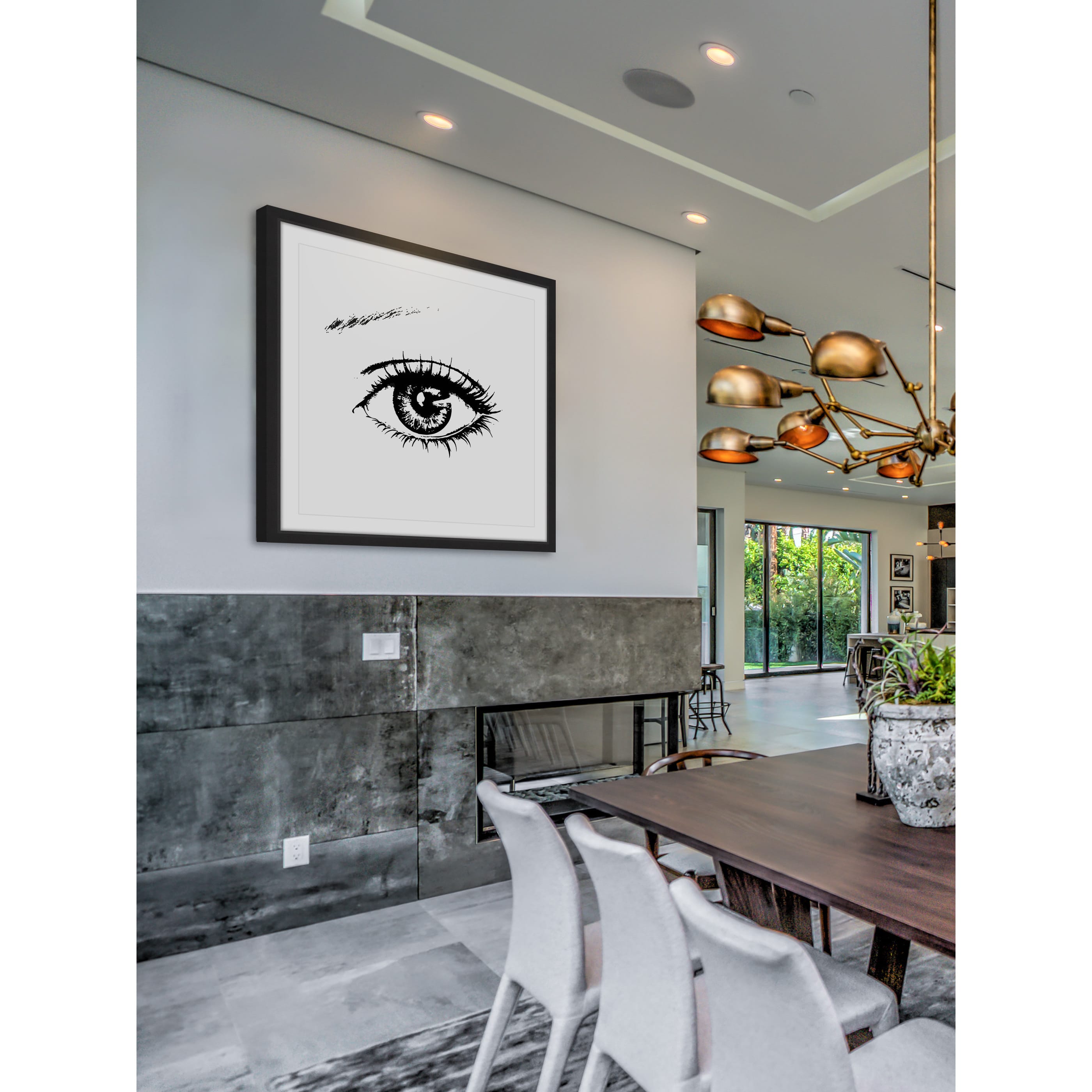 Marmont Hill "Eyeball" by Katarina Snygg Framed Painting Print
