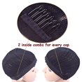 thumbnail image 6 of TUWAFE Braided Cap 1 Piece Crochet Wig Caps in Cornrow Sew Hair for Making Synthetic Wig or Weave Easier Sew In Crochet Braided Caps Medium Size Black Crochet Cornrow Cap, 6 of 7