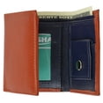 thumbnail image 3 of Premium Soft Leather Childrens Trifold Wallet Kids Bicolor Wallet Gift P 825, 3 of 4