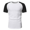thumbnail image 4 of Sngxgn Mens Crew Neck Regular T-Shirts Short Sleeve Lightweight Tees (Black,XL), 4 of 5