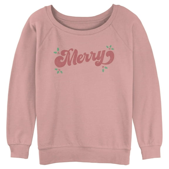 Junior's Lost Gods Christmas Merry Mistletoe  Sweatshirt