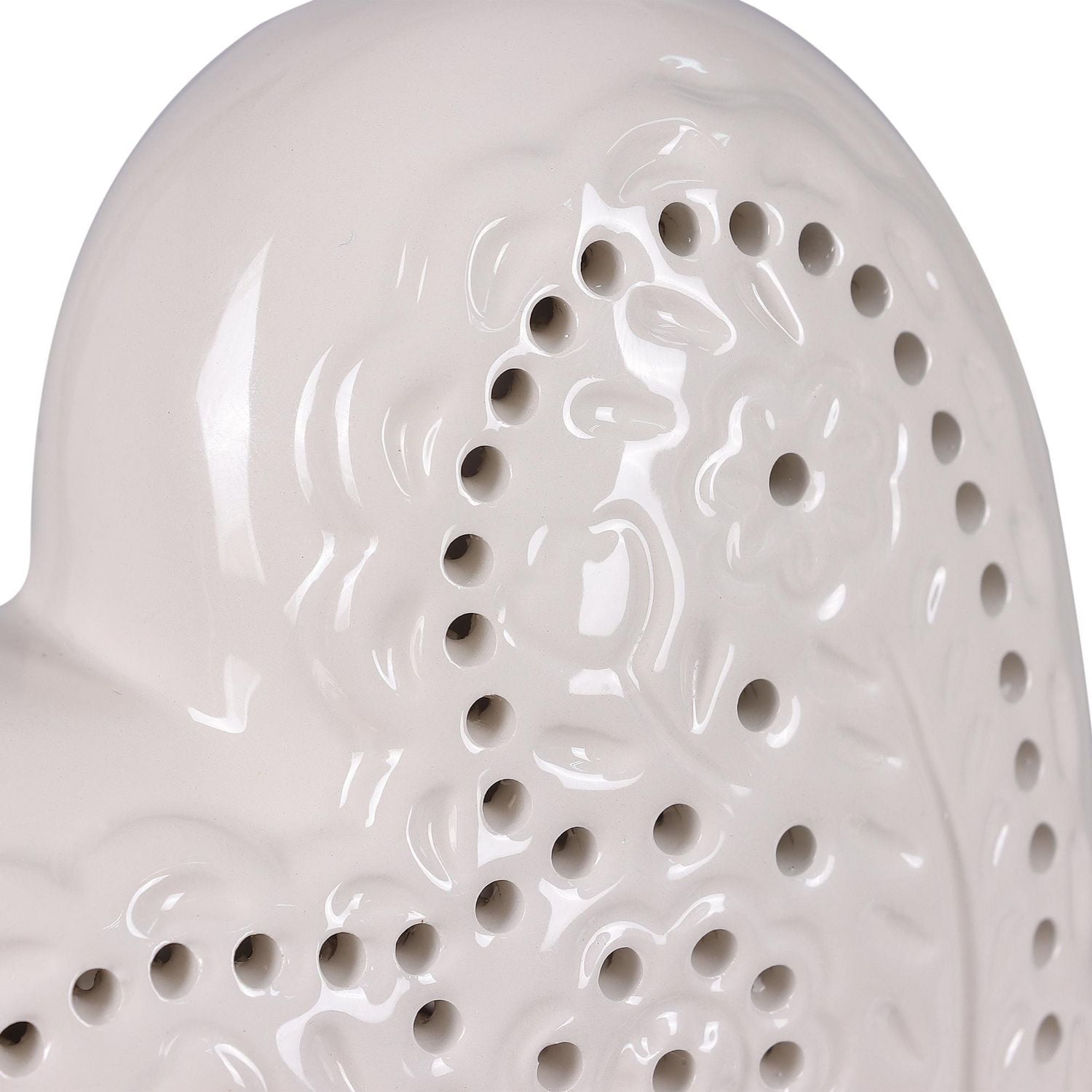 Valentine's Day 4.5“LED Ceramic Heart Table Decor