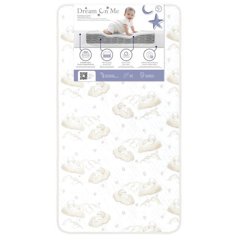 Dream On Me Twilight 5" 80-Coil Crib & Toddler Mattress photo 1