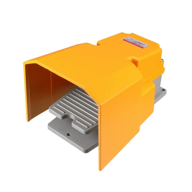 Industrial Electric Foot Pedal Switch Waterproof Momentary SPDT NO NC