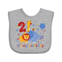 Inktastic Safari 2nd Birthday Boys or Girls Baby Bib