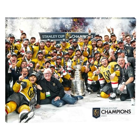 Vegas Golden Knights Toile 16x20 Coupe Stanley 2023