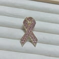 thumbnail image 4 of YiJuHui 3pcs Breast Cancer Pin, Crystal Rhinestone Breast Cancer Awareness Pin, Ribbon Breast Cancer Awareness Accessories for Women, 4 of 6