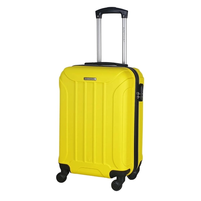 Maleta de mano Eurotravel ABS Rígida 18 Pulgadas ET-LMZ-18 amarillo