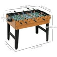 thumbnail image 3 of Soozier Multi-Gaming Table, Tabletop Billiards Hockey Table Tennis Foosball, 3 of 10