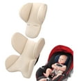 thumbnail image 4 of Born Car Seat Head and Neck Support Insert Soft Stroller Cushion Pad for Body Comfort in Vehicles Pushchairs Prams, 4 of 5