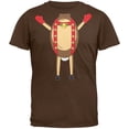 thumbnail image 1 of Reindeer Body Costume Brown Adult T-Shirt, 1 of 1