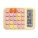 thumbnail image 4 of Calculadora silenciosa con teclas mecánicas a color, dispositivo electrónico a batería para oficina y universidad., 4 of 12