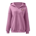 thumbnail image 4 of Neewe Womens Hoodies Oversized Sweatshirts Pullover Fleece Sweaters Long Sleeve Winter Fall Outfits Fashion Y2k Clothes, 4 of 7