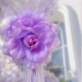 thumbnail image 6 of 1X Curtain Tie Flower Peony Flower Design Curtain Pullbacks Tiebacks Window Holdbacks Drape Panel Sheer Strap Curtain Tieback Holder Clip Clamp Home Hotel Decor Curtain, 6 of 7