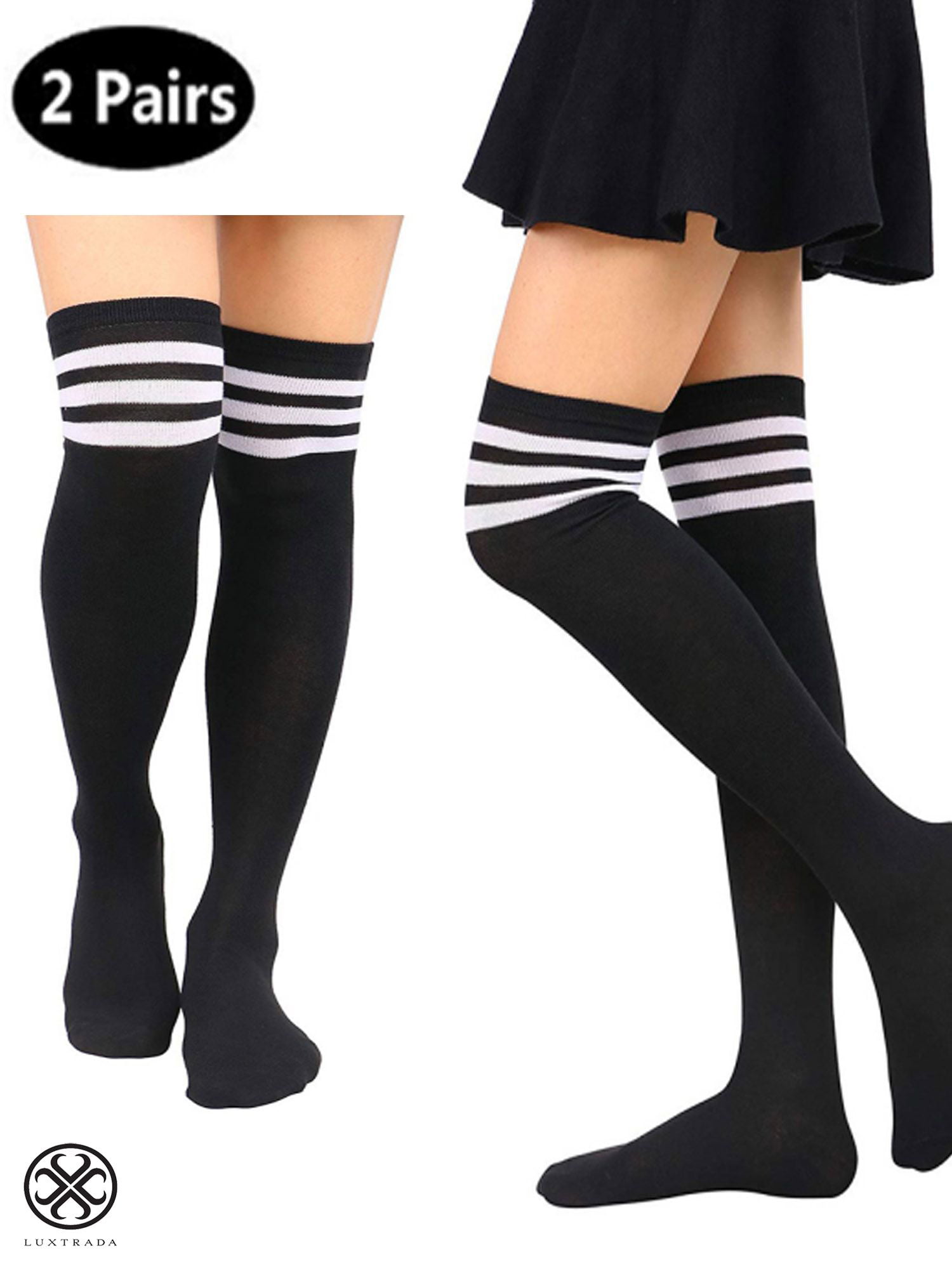 My sky Knee High Socks 3D Print Long Stockings Cosplay Tight High Socks