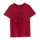 thumbnail image 5 of Camiseta para mujer básica camiseta moda cuello redondo camisa para mochilero viajes S, 5 of 8