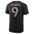 thumbnail image 3 of Men's Luis Su-rez Black Inter Miami CF Team Authentic Player Name & Number T-Shirt, 3 of 3