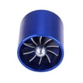 thumbnail image 4 of Air Intake Turbonator, Air Intake Super Charger,  Aluminum Alloy Material Blue For Your Vehicle Most Vehicle With Natural Intake, 4 of 8
