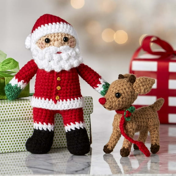 Herrschners® Santa's Favorite Reindeer Crochet Kit