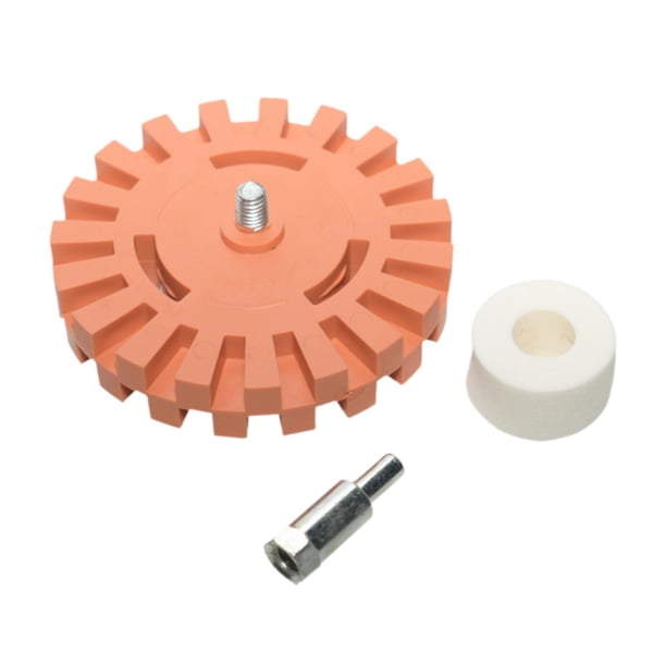 Borrador de rueda de goma, práctico y fácil de usar, accesorio removedor para pegatinas. 25 mm
