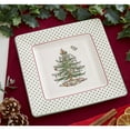 thumbnail image 4 of Spode Christmas Tree Polka Dot Square Platter - 10" Porcelain Holiday Serving Tray for Entertaining - Dishwasher & Microwave Safe - Christmas Dessert Tray for Serving Festive Dishes, 4 of 6