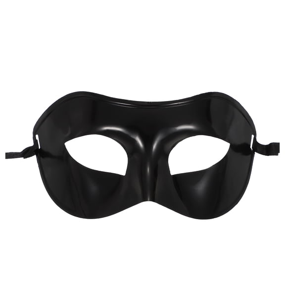 Uxcell Masquerade Mask, Mardi Gras Mask for Men Half Face Halloween Costume for Masquerade Party Prom Ball Birthday Gras, Black Classic Style