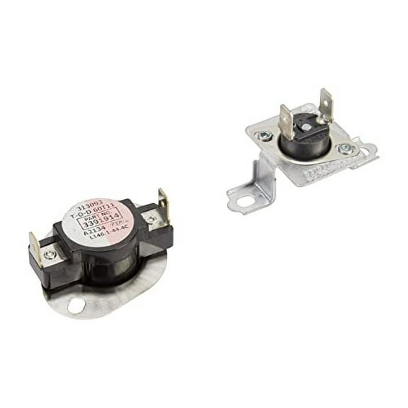 Whirlpool 279973 Dryer Thermostat, White
